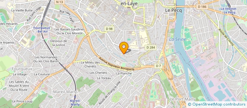 localisation de l'entreprise CALVAIRES ET ORATOIRES  SAINT-GERMAIN-EN-LAYE