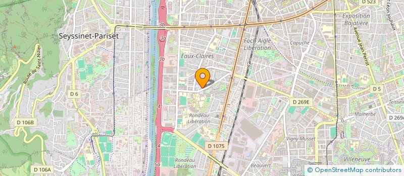 localisation de l'entreprise CALVAT  GRENOBLE