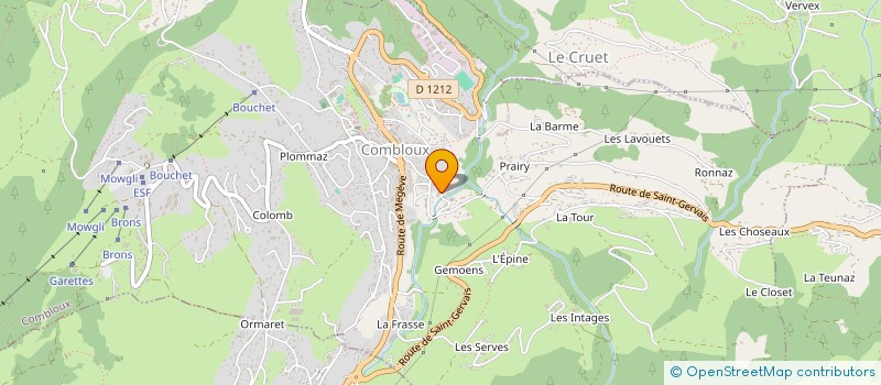localisation de l'entreprise CALVEC  COMBLOUX
