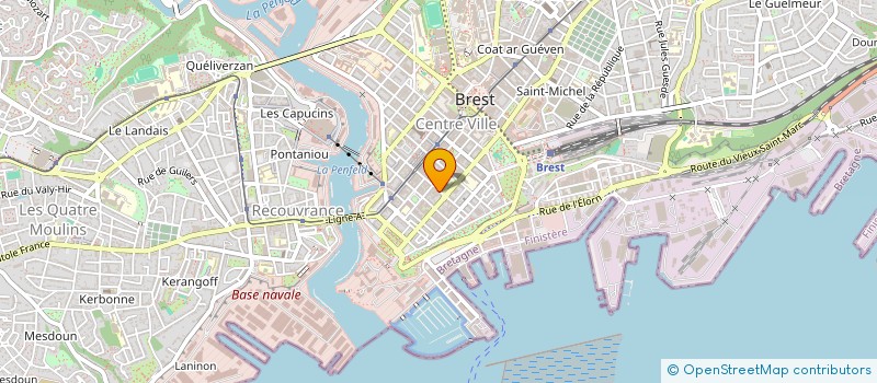 localisation de l'entreprise CALVES PROMOTION à BREST