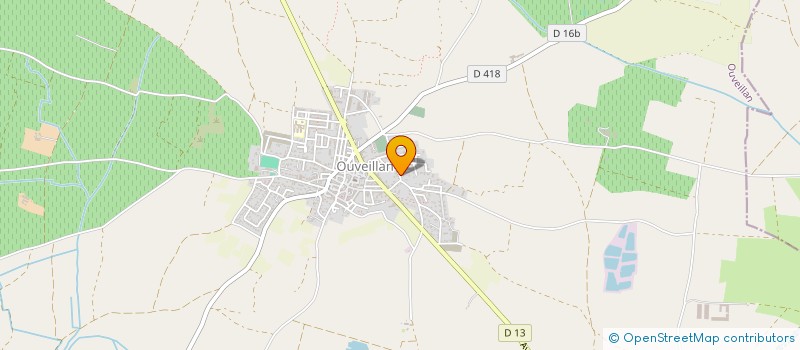 localisation de l'entreprise CALVET BIARD  OUVEILLAN