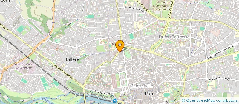 localisation de l'entreprise CALVET DUNAIS ASSURANCES SOCIETE EN PARTICIPATION à PAU