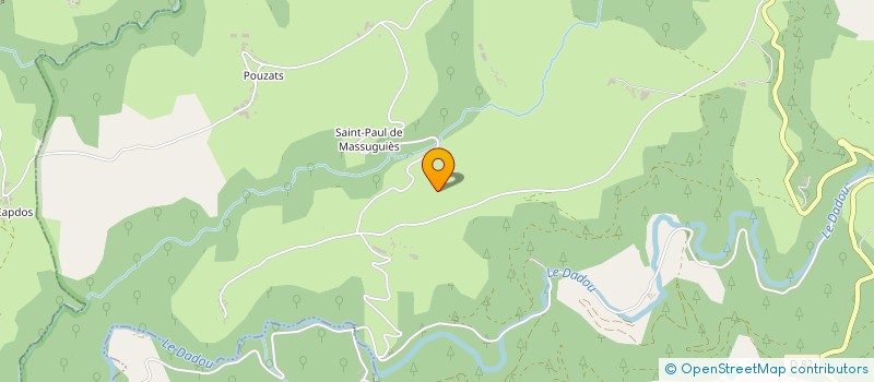 localisation de l'entreprise CALVET FLORIAN  LE MASNAU-MASSUGUIES