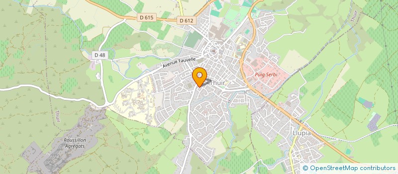 localisation de l'entreprise CALVEZ  VILLEMOLAQUE