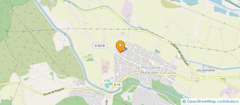 localisation de l'entreprise CALVI 2013  LE PUY-SAINTE-REPARADE