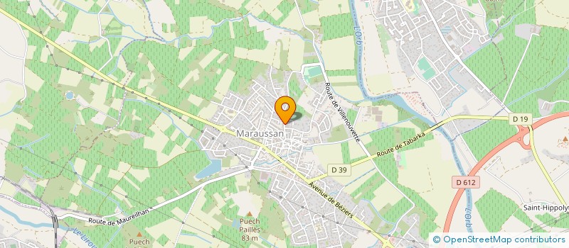 localisation de l'entreprise CALVI  MARAUSSAN