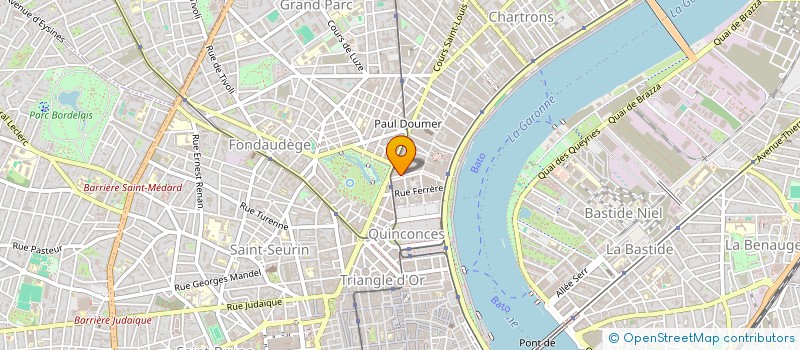 localisation de l'entreprise CALVI  BORDEAUX