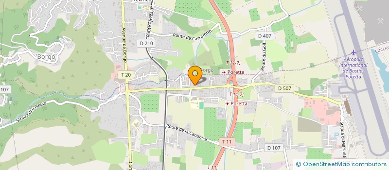 localisation de l'entreprise CALVI CITADELLA à LUCCIANA