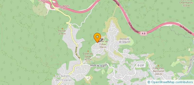 localisation de l'entreprise CALVI & COMPANY à FREJUS