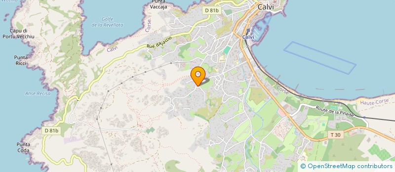 localisation de l'entreprise CALVI PRO MER à CALVI