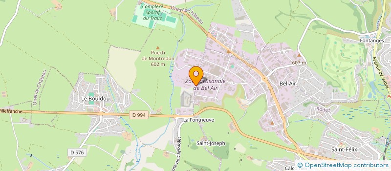 localisation de l'entreprise CALVIAC ERIC à RODEZ