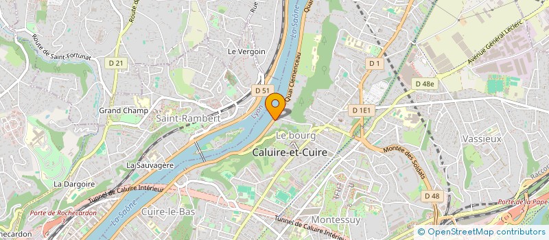 localisation de l'entreprise CALVID 5  CALUIRE-ET-CUIRE