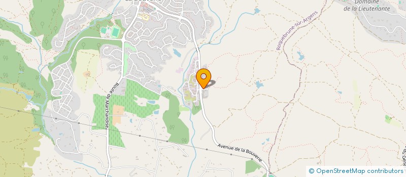 localisation de l'entreprise CALVIGNAC MATHIEU  ROQUEBRUNE-SUR-ARGENS