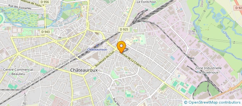 localisation de l'entreprise CALVILETE à CHATEAUROUX