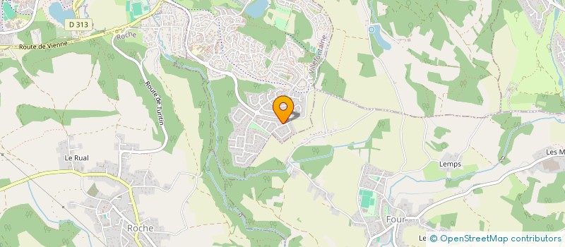 localisation de l'entreprise CALVIN & CO  VILLEFONTAINE