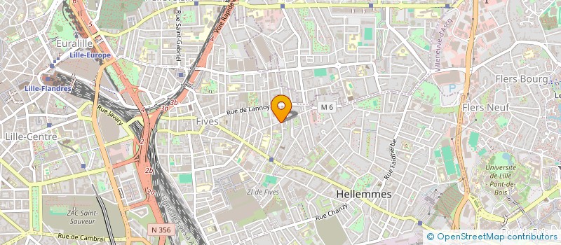 localisation de l'entreprise CALVIN INITIATIVE  LILLE