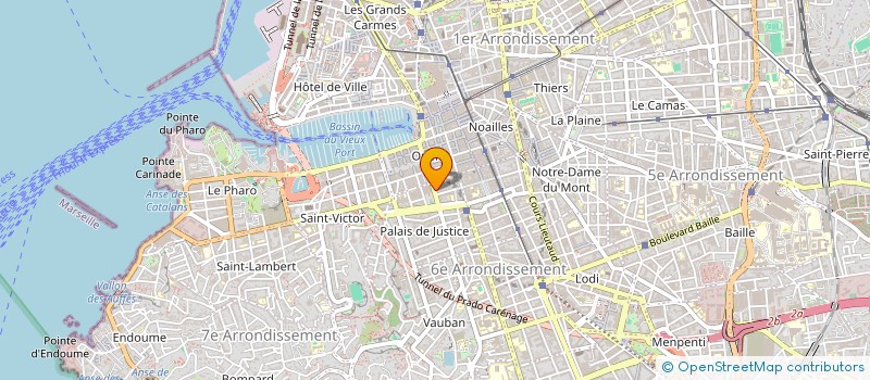 localisation de l'entreprise CALVIN & MELKO  MARSEILLE