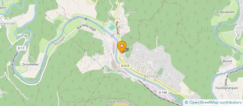 localisation de l'entreprise CALVIN ZAATIT  BESSEGES