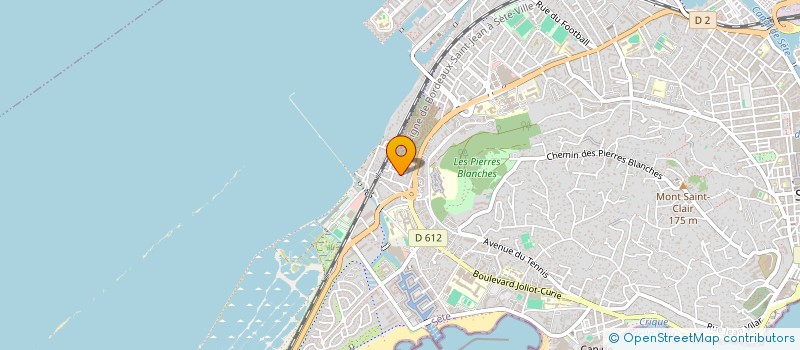 localisation de l'entreprise CALVIR  SETE