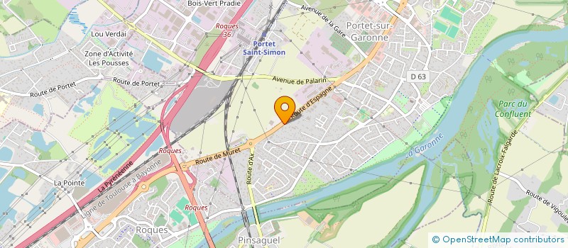 localisation de l'entreprise CALVISCOM à PORTET-SUR-GARONNE