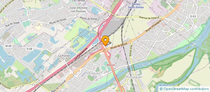 localisation de l'entreprise CALVO à PORTET-SUR-GARONNE