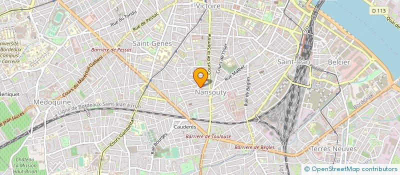 localisation de l'entreprise CALVO DEVELOPPEMENT à BORDEAUX