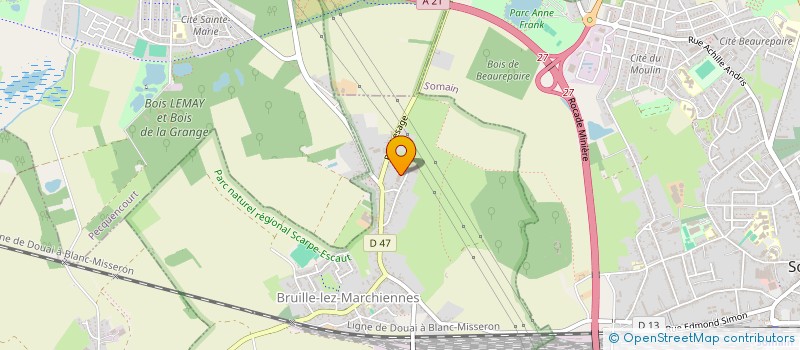 localisation de l'entreprise CALVOS  BRUILLE-LEZ-MARCHIENNES