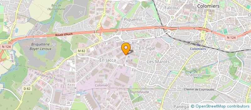localisation de l'entreprise CALY à COLOMIERS