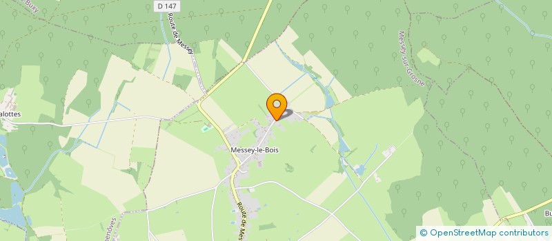 localisation de l'entreprise CALY  MESSEY-SUR-GROSNE