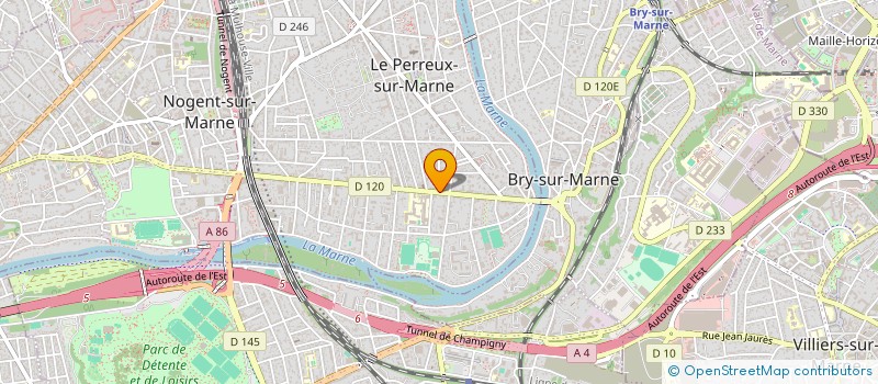 localisation de l'entreprise CALY  LE PERREUX-SUR-MARNE