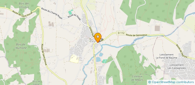 localisation de l'entreprise CALY EXPRESS  PEYRINS