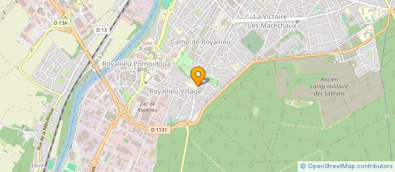 localisation de l'entreprise CALYCE  COMPIEGNE