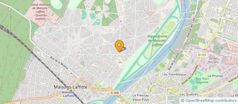 localisation de l'entreprise CALYF à MAISONS-LAFFITTE