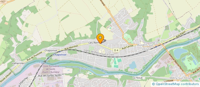 localisation de l'entreprise CALYMA EXPERTISES  AUVERS-SUR-OISE