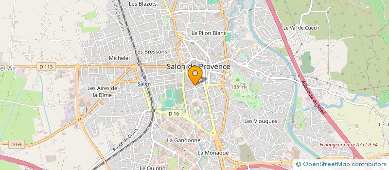 localisation de l'entreprise CALYN à SALON-DE-PROVENCE