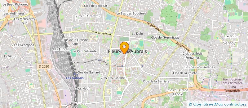 localisation de l'entreprise CALYOPE CONSEILS à FLEURY-LES-AUBRAIS