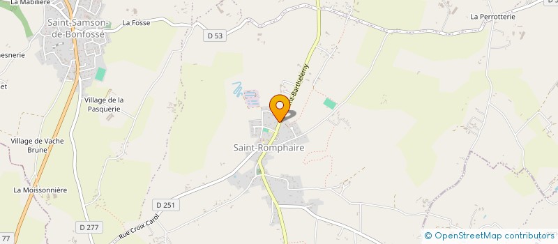 localisation de l'entreprise CALYPSO  SAINT-LO