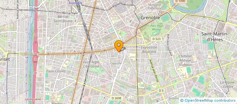 localisation de l'entreprise CALYPSO  GRENOBLE