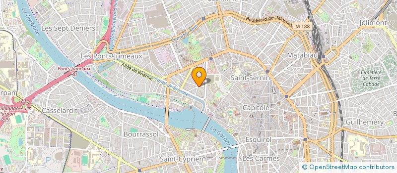 localisation de l'entreprise CALYPSO à TOULOUSE