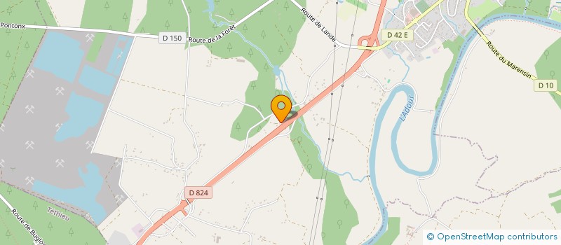 localisation de l'entreprise CALYPSO  GOUSSE