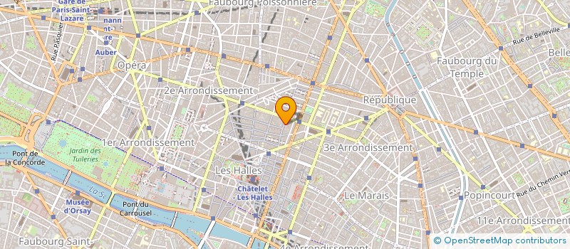localisation de l'entreprise CALYPSO à PARIS