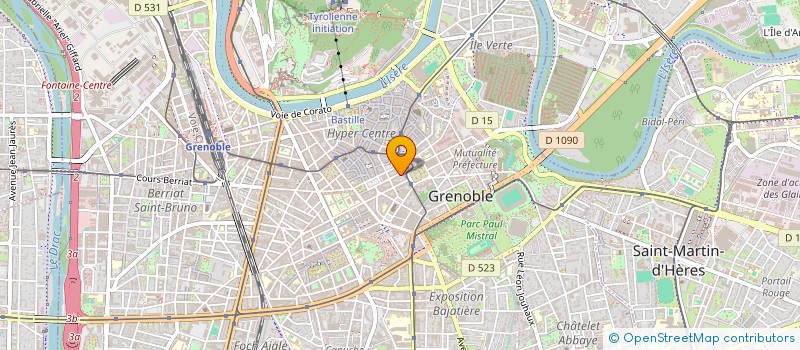 localisation de l'entreprise CALYPSO à GRENOBLE