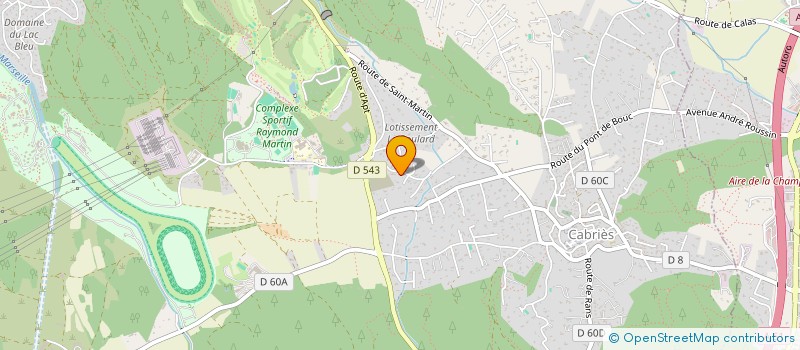 localisation de l'entreprise CALYPSO  CABRIES