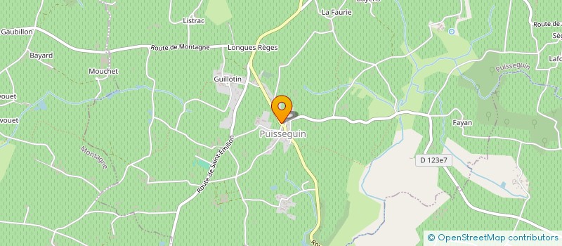 localisation de l'entreprise CALYPSO à PUISSEGUIN