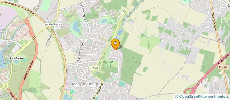 localisation de l'entreprise CALYPSO  MAGNY-LE-HONGRE