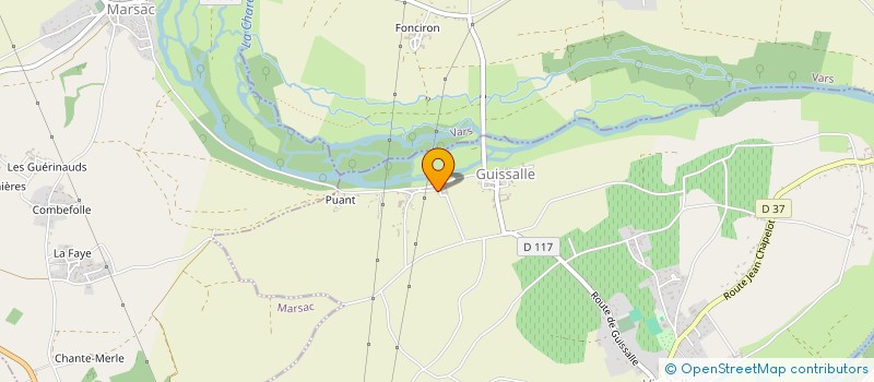 localisation de l'entreprise CALYPSO  VINDELLE