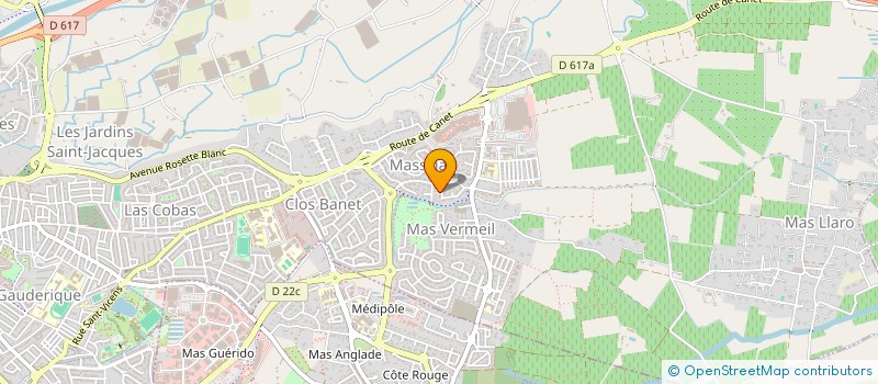 localisation de l'entreprise CALYPSO 66  SALEILLES