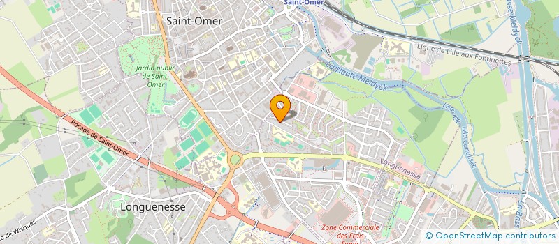 localisation de l'entreprise CALYPSO  LONGUENESSE