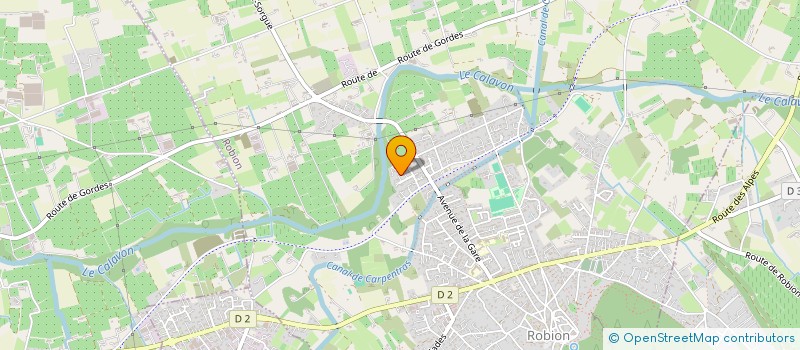localisation de l'entreprise CALYPSO  ROBION