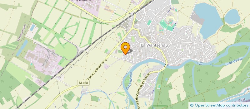 localisation de l'entreprise CALYPSO  LA WANTZENAU